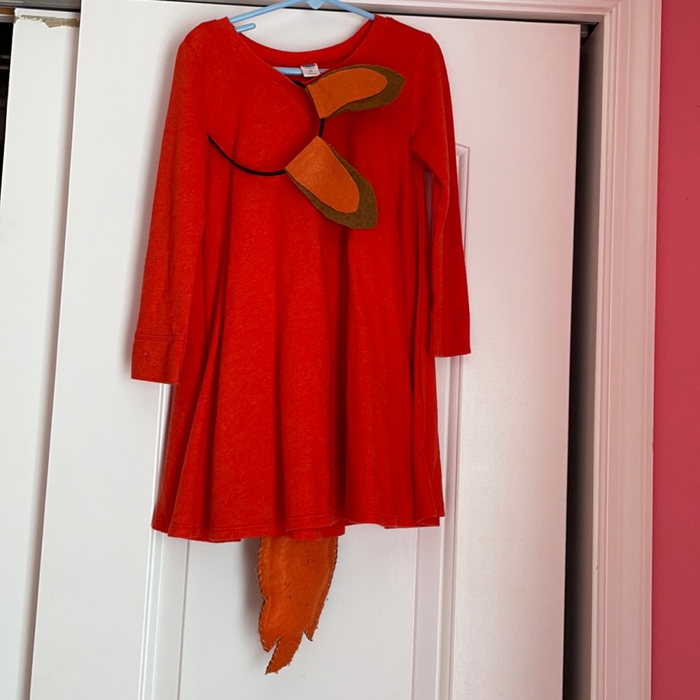 Girls 5T fox costume